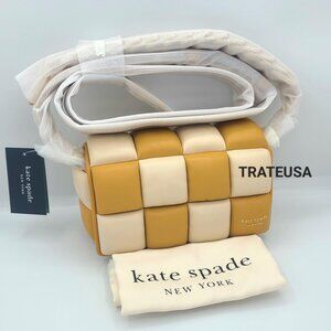 NWT Kate Spade New York Boxxy 3D Color Block E/W Leather Crossbody Bare Multi